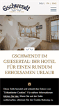 Mobile Screenshot of hotel-gschwendt.it